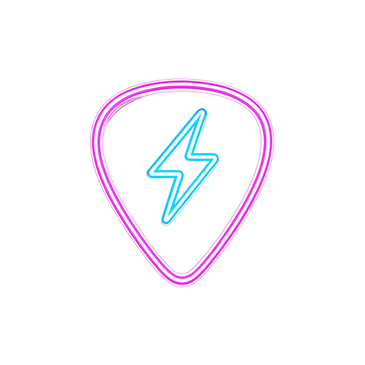 Guitar pick symbol